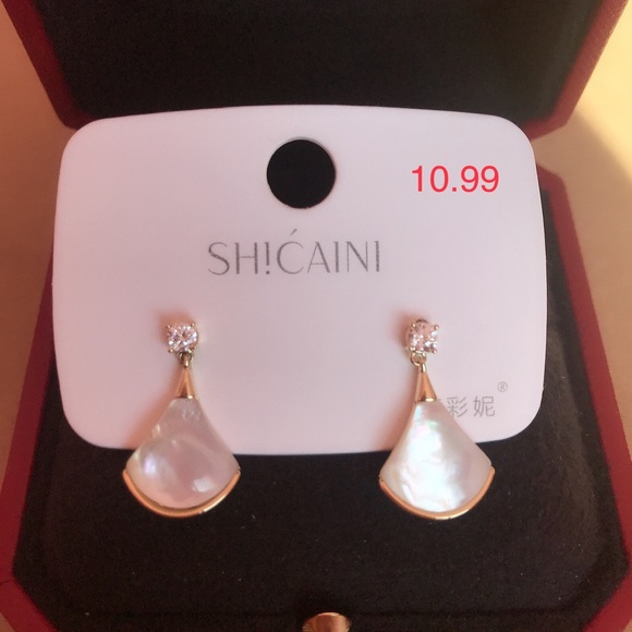 925 sliver earrings Korean style - Picture 1 of 9